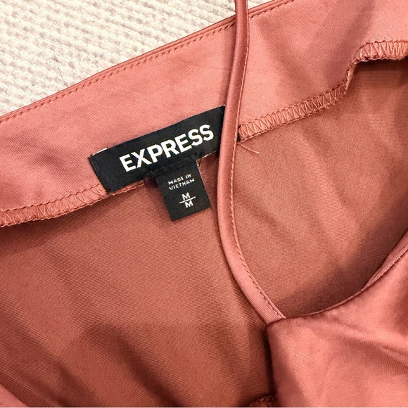 Express Slip Maxi Dress in Rust - Picture 2 of 3